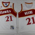 4 Spud Webb Stitched Jersey Size S to 3 XL white