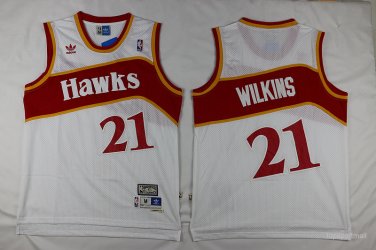 4 Spud Webb Stitched Jersey Size S to 3 XL white