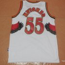 55 Dikembe Mutombo  Stitched Jersey Size S to 3 XL white