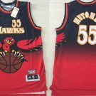 55 Dikembe Mutombo  Stitched Jersey Size S to 3 XL red