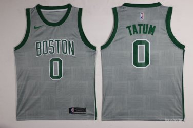 0 Jayson Tatum  Stitched Jersey Size S to 3 XL grey