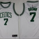 7 Jaylen Brown Stitched Jersey Size S to 3 XL white