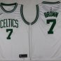 7 Jaylen Brown Stitched Jersey Size S to 3 XL white