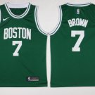 7 Jaylen Brown Stitched Jersey Size S to 3 XL green