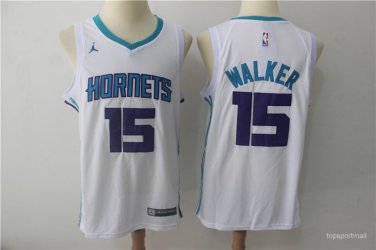15 Kemba Walker Stitched Jersey Size S to 3 XL white