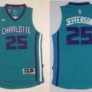 25 Al Jefferson Stitched Jersey Size S to 3 XL green