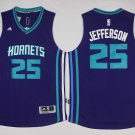 25 Al Jefferson Stitched Jersey Size S to 3 XL blue