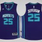 25 Al Jefferson Stitched Jersey Size S to 3 XL blue