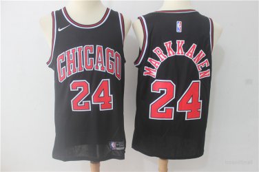 24 Lauri Markkanen  Stitched Jersey Size S to 3 XL black