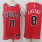 8 Zach LaVine  Stitched Jersey Size S to 3 XL red