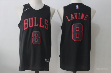 8 Zach LaVine  Stitched Jersey Size S to 3 XL black 1