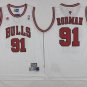 91 Dennis Rodman Stitched Jersey Size S to 3 XL white