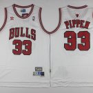 33 Scottie Pippen Stitched Jersey Size S to 3 XL white