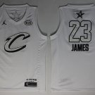 23 LeBron James Stitched Jersey Size S to 3 XL white