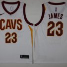 23 LeBron James Stitched Jersey Size S to 3 XL white 2