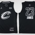 23 LeBron James Stitched Jersey Size S to 3 XL black 1