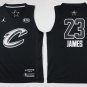 23 LeBron James Stitched Jersey Size S to 3 XL black 1