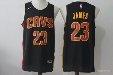 23 LeBron James Stitched Jersey Size S to 3 XL black 2