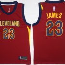 23 LeBron James Stitched Jersey Size S to 3 XL red