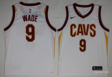 9 Dwyane Wade Stitched Jersey Size S to 3 XL white