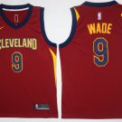 9 Dwyane Wade Stitched Jersey Size S to 3 XL red