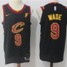 9 Dwyane Wade Stitched Jersey Size S to 3 XL black