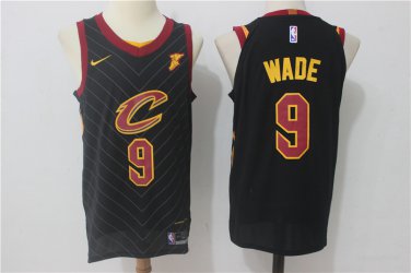 9 Dwyane Wade Stitched Jersey Size S to 3 XL black