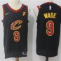 9 Dwyane Wade Stitched Jersey Size S to 3 XL black