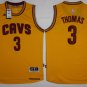 3 Isaiah Thomas Stitched Jersey Size S to 3 XL yellow