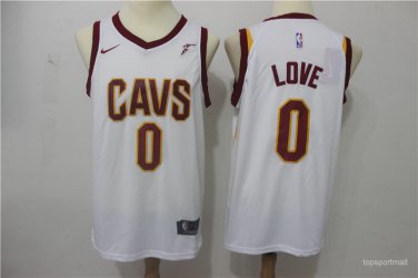 0 Kevin Love Stitched Jersey Size S to 3 XL white