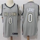 0 Kevin Love Stitched Jersey Size S to 3 XL grey