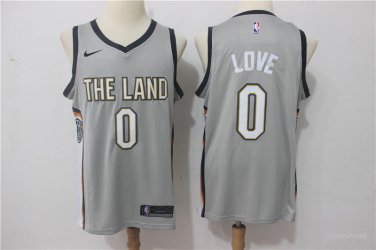 0 Kevin Love Stitched Jersey Size S to 3 XL grey