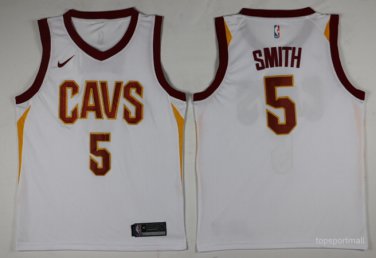 5 Jr Smith Stitched Jersey Size S to 3 XL white