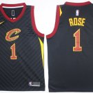 1 Derrick Rose Stitched Jersey Size S to 3 XL black