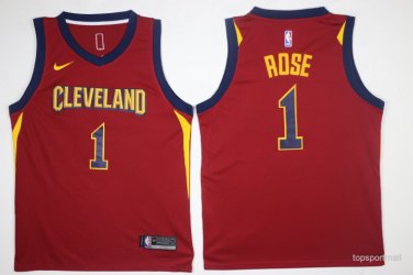 1 Derrick Rose Stitched Jersey Size S to 3 XL red