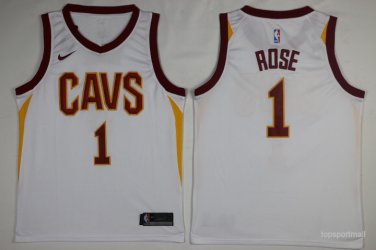 1 Derrick Rose Stitched Jersey Size S to 3 XL white