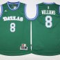 8 Deron Williams Stitched Jersey Size S to 3 XL green