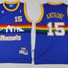 15 Carmelo Anthony  Stitched Jersey Size S to 3 XL blue