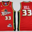 33 Grant Hill Stitched Jersey Size S to 3 XL red