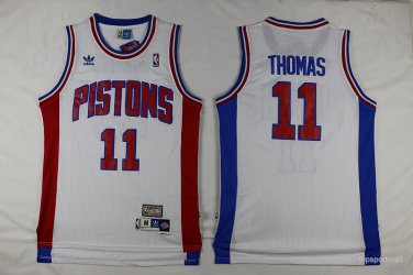 11 Isiah Thomas Stitched Jersey Size S to 3 XL white