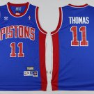 11 Isiah Thomas Stitched Jersey Size S to 3 XL blue