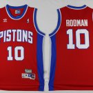 10 Dennis Rodman Stitched Jersey Size S to 3 XL red