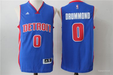 0 Andre Drummond  Stitched Jersey Size S to 3 XL blue