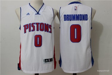 0 Andre Drummond  Stitched Jersey Size S to 3 XL white