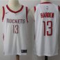 13 James Harden Stitched Jersey Size S to 3 XL white
