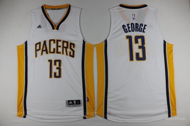 13 Paul George Stitched Jersey Size S to 3 XL white 1
