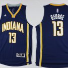 13 Paul George Stitched Jersey Size S to 3 XL blue
