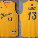 13 Paul George Stitched Jersey Size S to 3 XL yellow 2