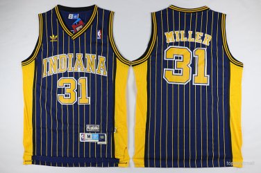 31 Reggie Miller  Stitched Jersey Size S to 3 XL blue
