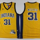 31 Reggie Miller  Stitched Jersey Size S to 3 XL yellow